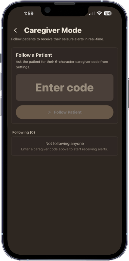 EpiTrackr App Mockup 6